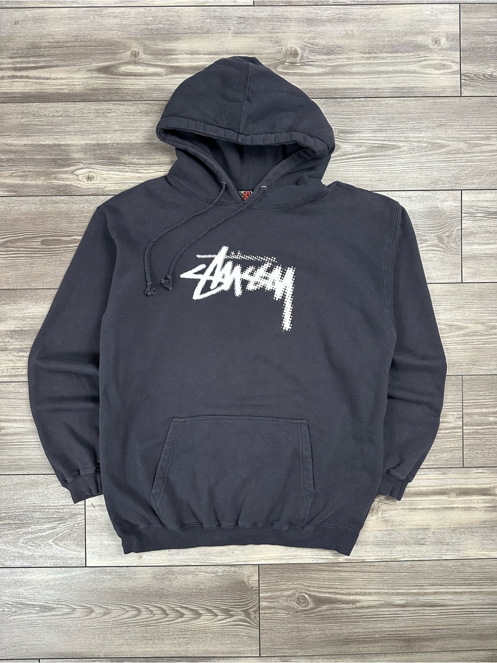 Y2K Stussy Hoodie Navy